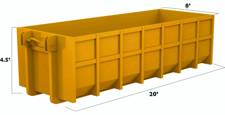 20-yard roll-off dumpster in DeBary, FL.