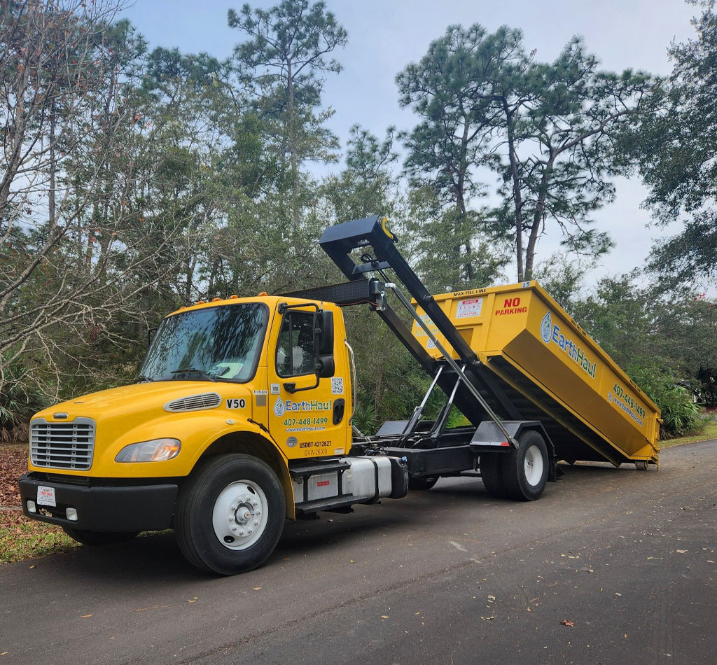 15-yard roll-off dumpster in Union Park, FL.
